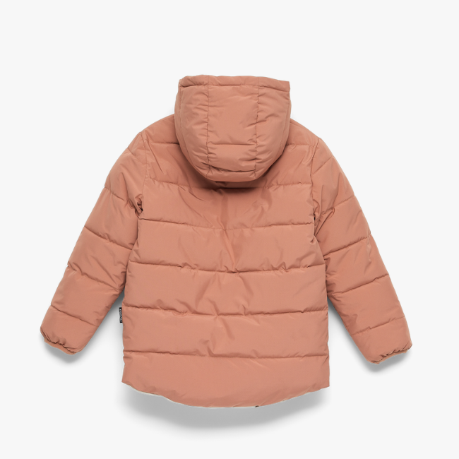 【CRY WOLF】 REVERSIBLE ECO PUFFER Terracotta