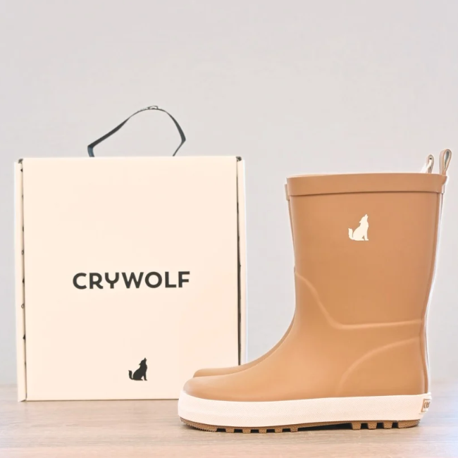 【CRY WOLF】 RAIN BOOTS Tan