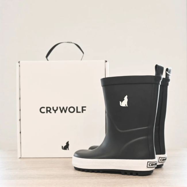 【CRY WOLF】 RAIN BOOTS Black