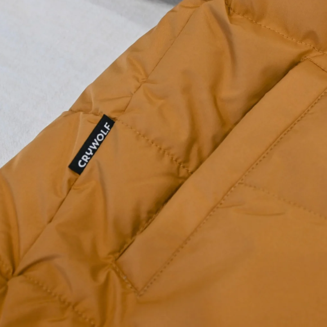 【CRY WOLF】 REVERSIBLE ECO PUFFER Tan