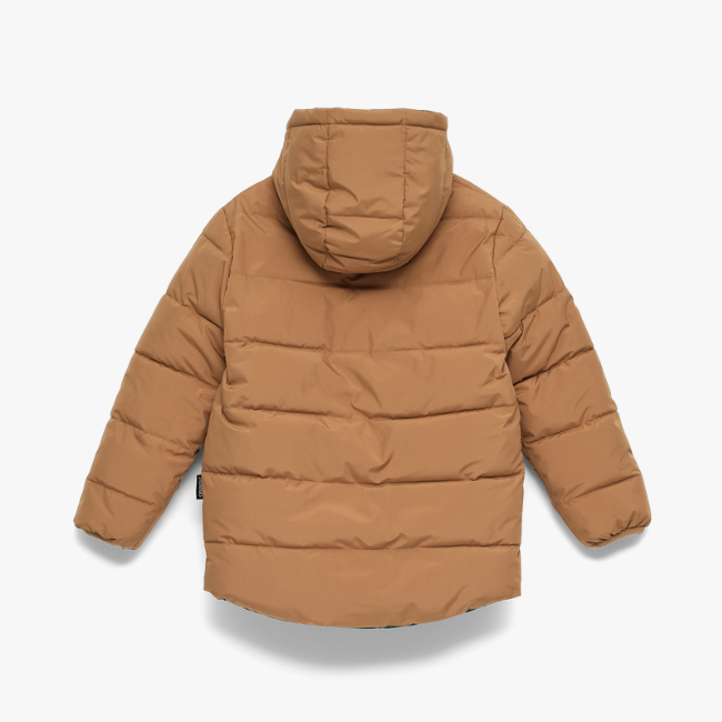 【CRY WOLF】 REVERSIBLE ECO PUFFER Tan