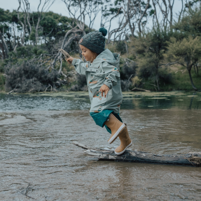 【CRY WOLF】 RAIN BOOTS Tan