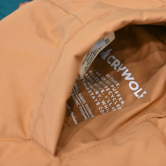 【CRY WOLF】 REVERSIBLE ECO PUFFER Tan