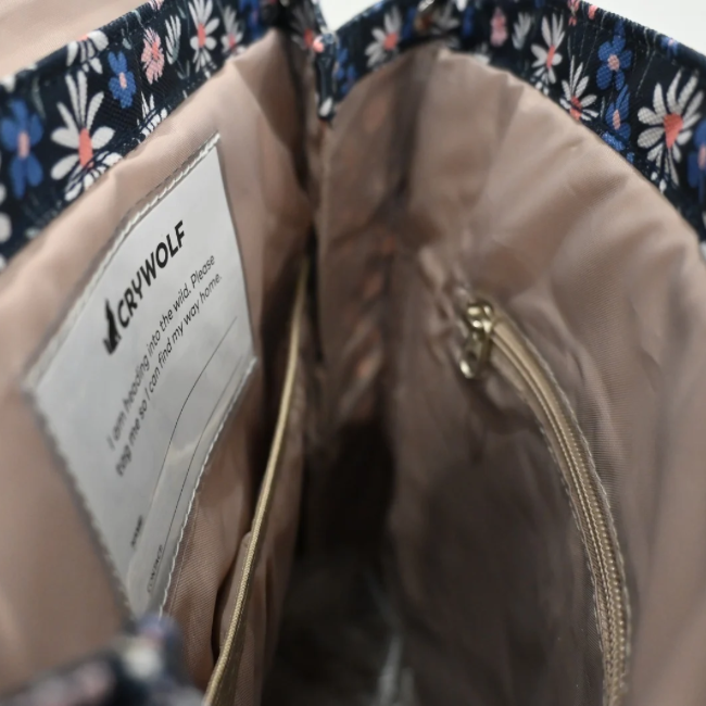 【CRY WOLF】 KNAPSACK Winter Floral