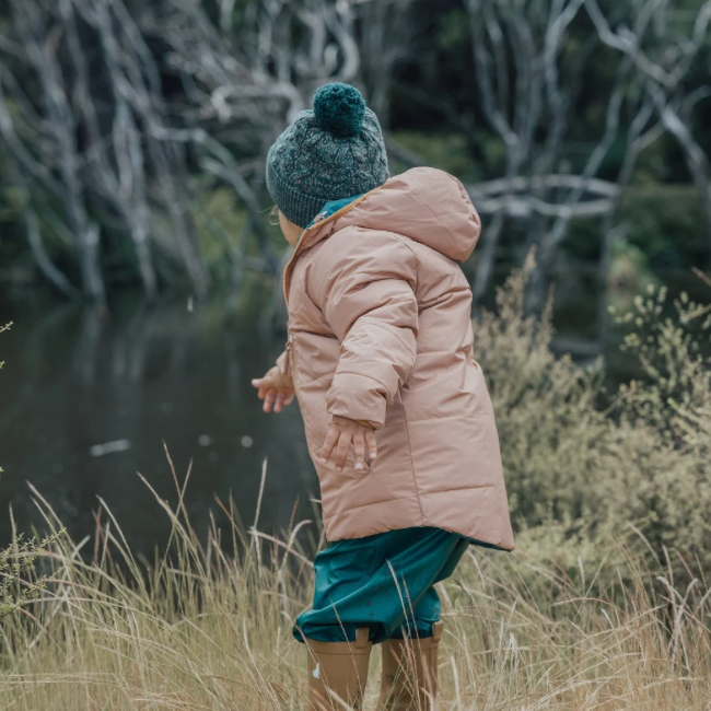 【CRY WOLF】 REVERSIBLE ECO PUFFER Tan