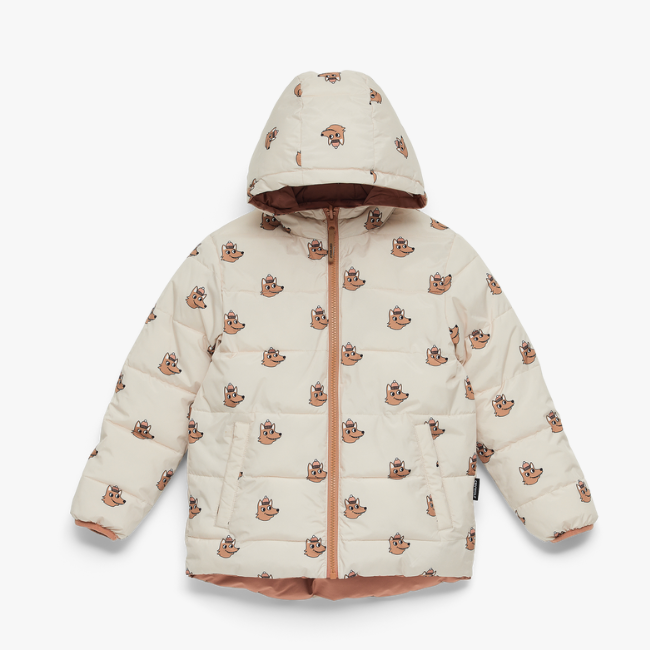 【CRY WOLF】 REVERSIBLE ECO PUFFER Terracotta