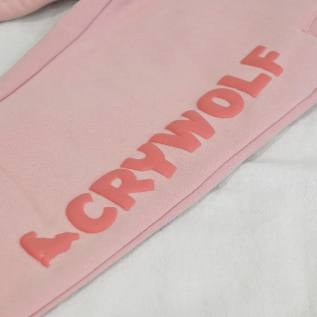 【CRY WOLF】 CHILL TRACK PANT Blush