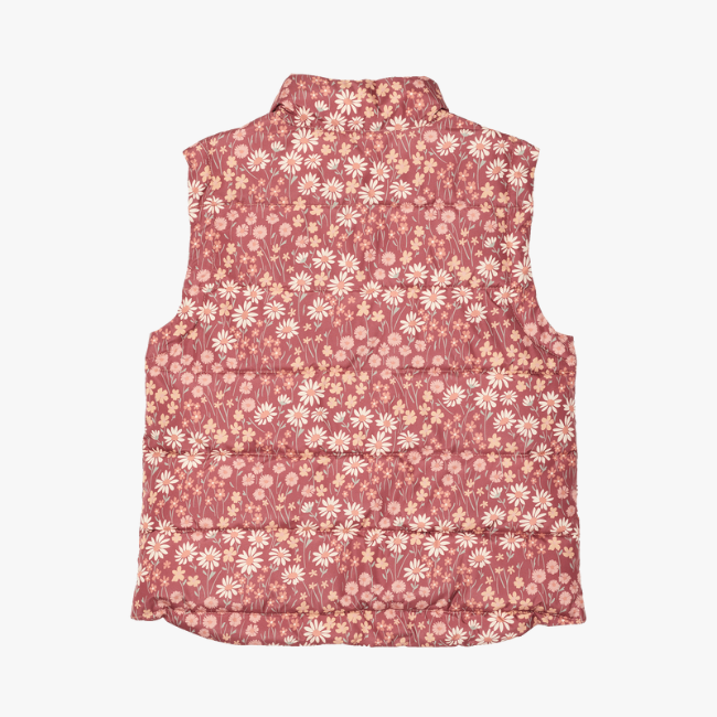 【CRY WOLF】 REVERSIBLE VEST Rose Floral