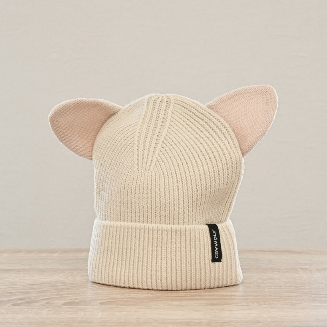 【CRY WOLF】 WOLF EARS BEANIE Off White