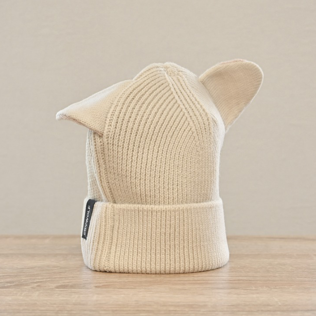 【CRY WOLF】 WOLF EARS BEANIE Off White