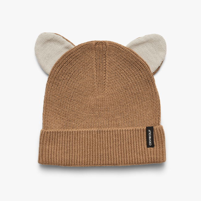 【CRY WOLF】 WOLF EARS BEANIE Tan